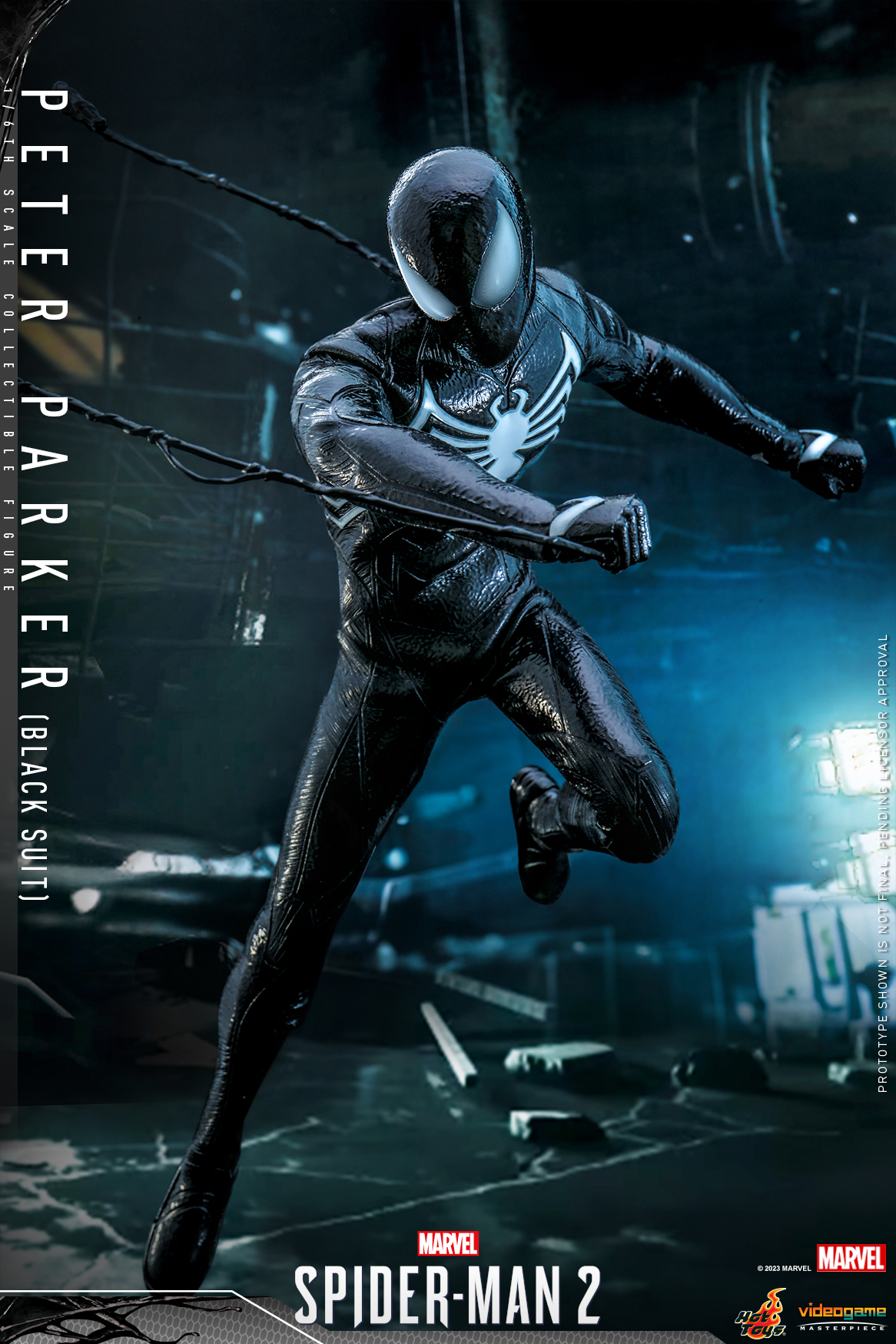 Spider-Man 2 Black Suit da Hot Toys - Homem Aranha 2 do Playstation - Blog Farofeiros