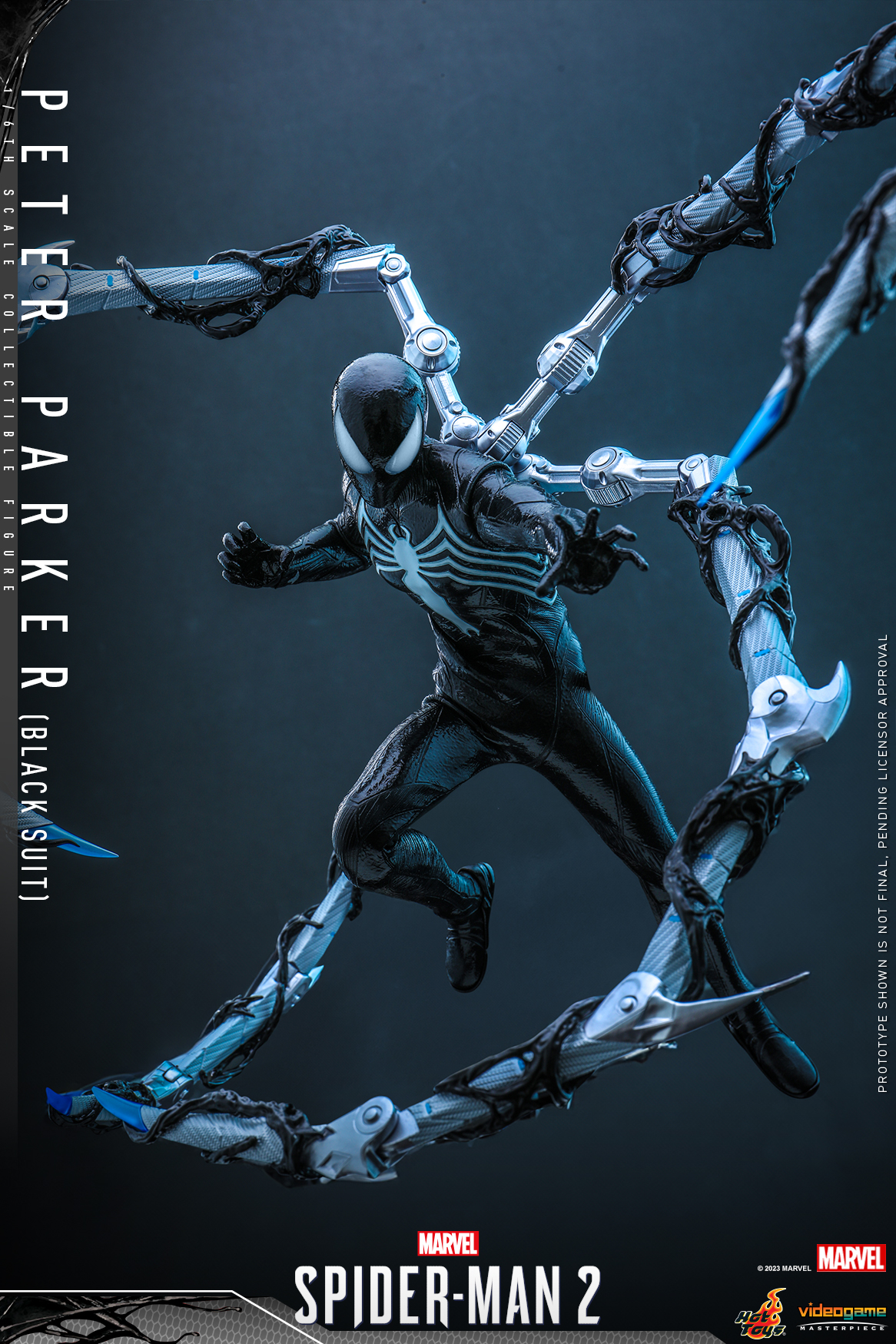 Spider-Man 2 Black Suit da Hot Toys - Homem Aranha 2 do Playstation - Blog Farofeiros