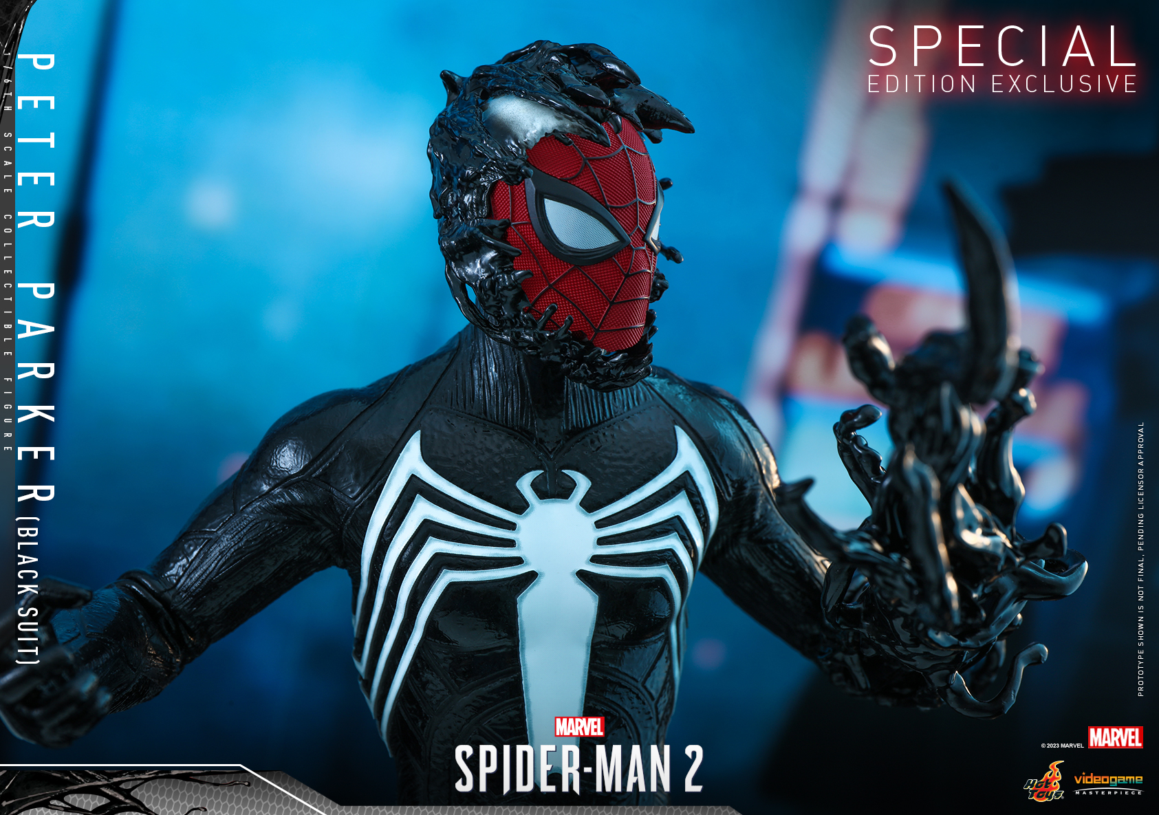 Spider-Man 2 Black Suit da Hot Toys - Homem Aranha 2 do Playstation - Blog Farofeiros