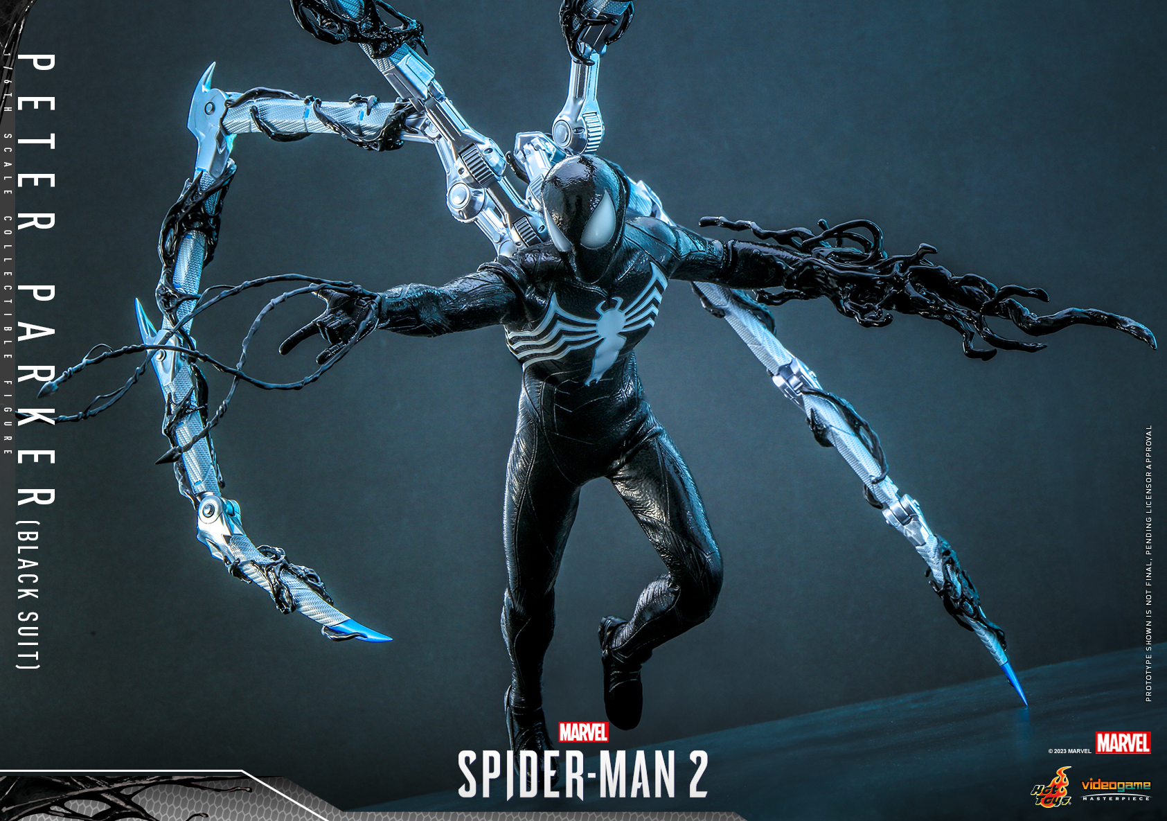 Spider-Man 2 Black Suit da Hot Toys - Homem Aranha 2 do Playstation - Blog Farofeiros