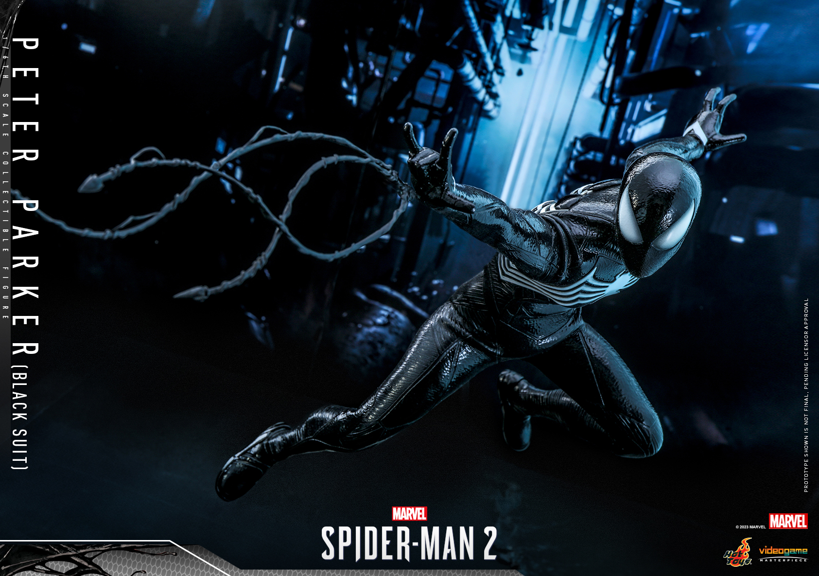 Spider-Man 2 Black Suit da Hot Toys - Homem Aranha 2 do Playstation - Blog Farofeiros