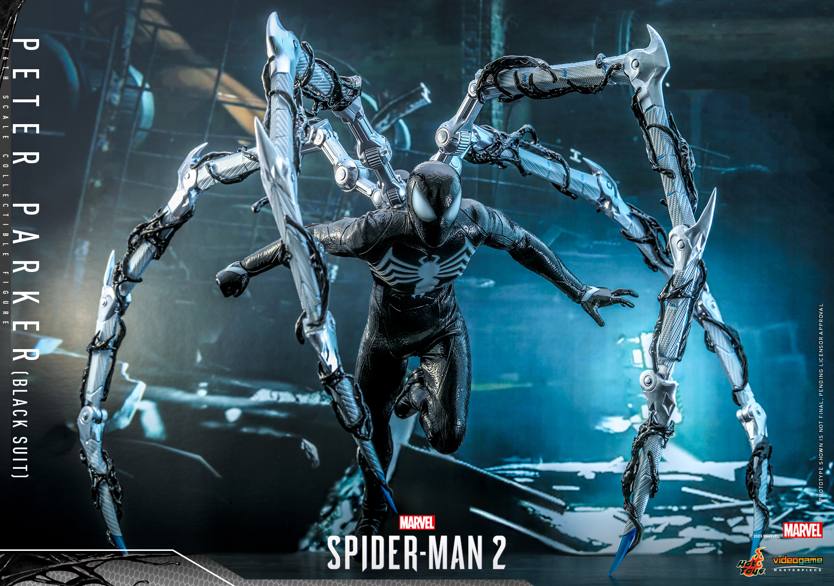 Spider-Man 2 Black Suit da Hot Toys - Homem Aranha 2 do Playstation - Blog Farofeiros