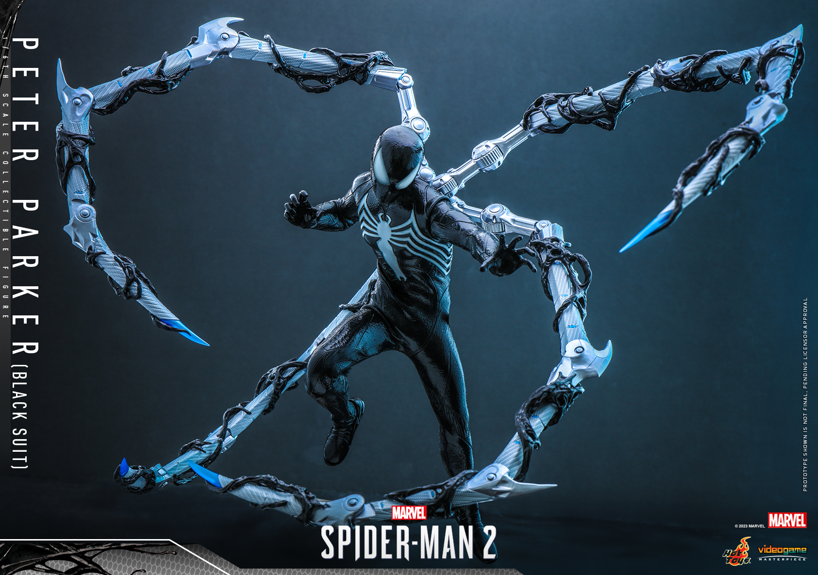 Spider-Man 2 Black Suit da Hot Toys - Homem Aranha 2 do Playstation - Blog Farofeiros