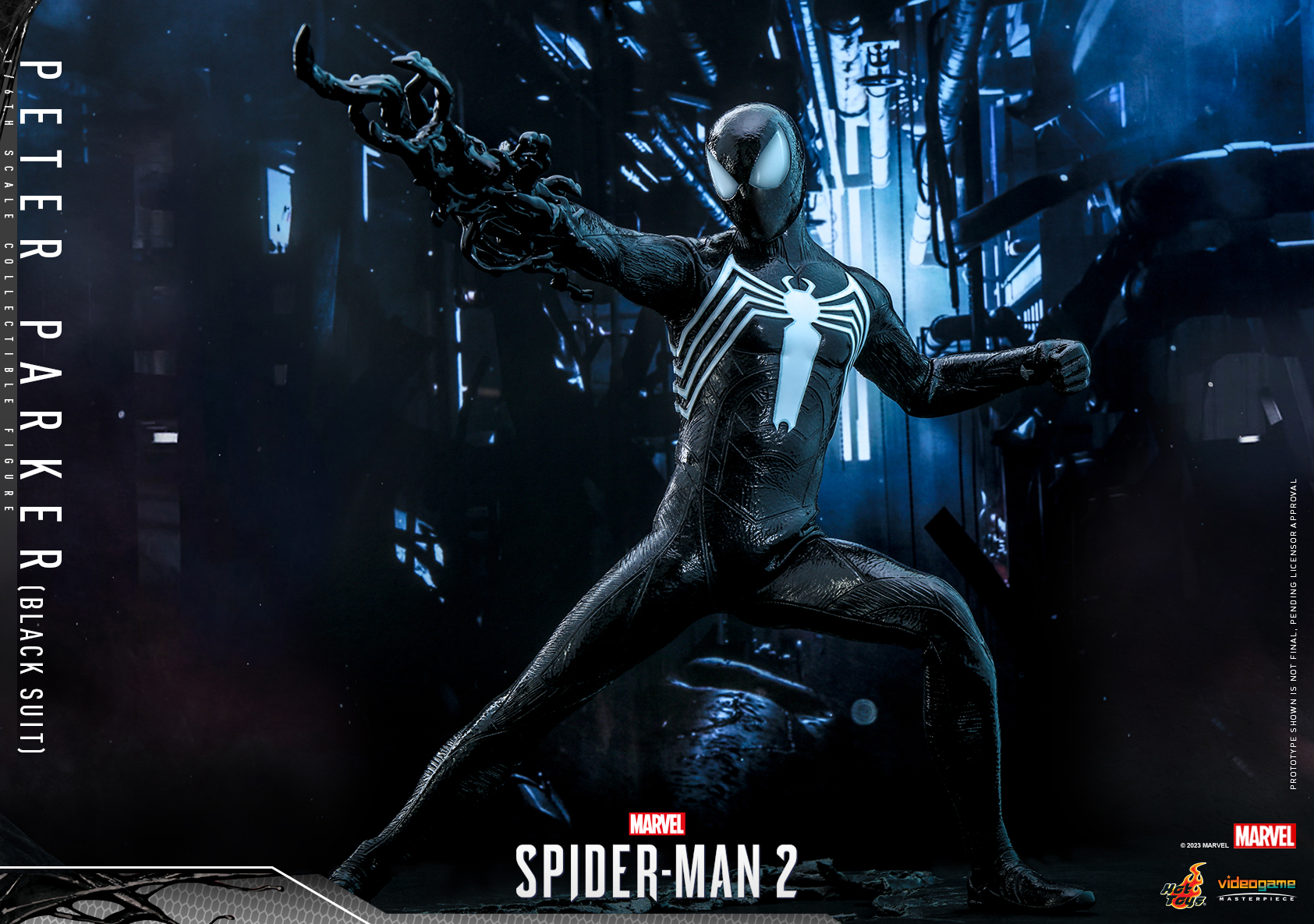 Spider-Man 2 Black Suit da Hot Toys - Homem Aranha 2 do Playstation - Blog Farofeiros