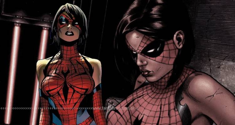 Todos os aranhas de Aranhaverso 2 - Mulher Aranha - Spider-Woman (Ashley Barton) - Blog Farofeiros