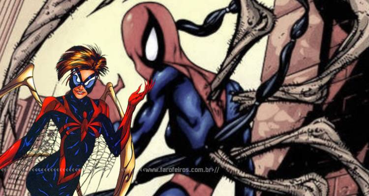 Todos os aranhas de Aranhaverso 2 - Mulher Aranha - Spider-Woman (Mattie Franklin) - Blog Farofeiros
