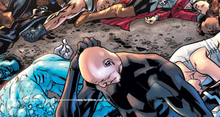 A Marvel Comics não matou 250.000 mutantes - X-Men - Xavier chorando - Blog Farofeiros