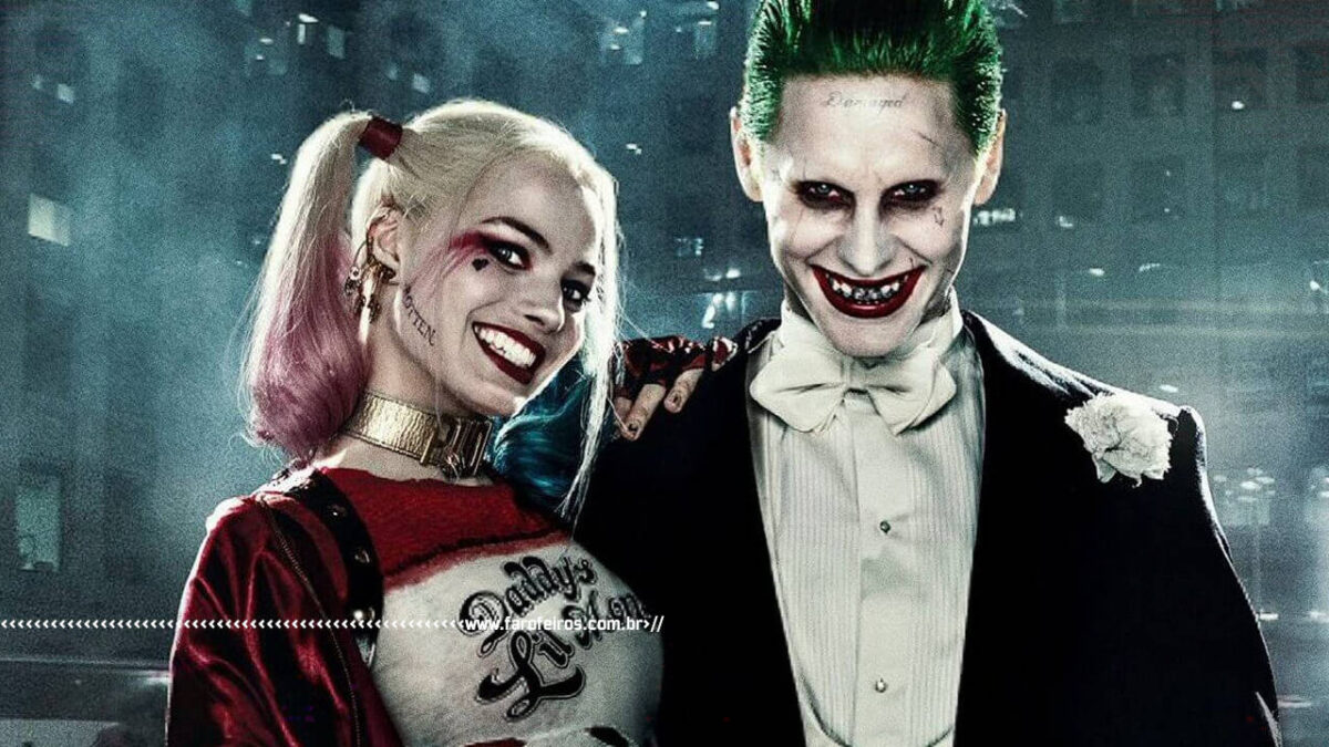 David Ayer e o seu corte de Esquadrão Suicida - Arlequina e Coringa - Margot Robbie e Jared Leto - Blog FAROFEIROS