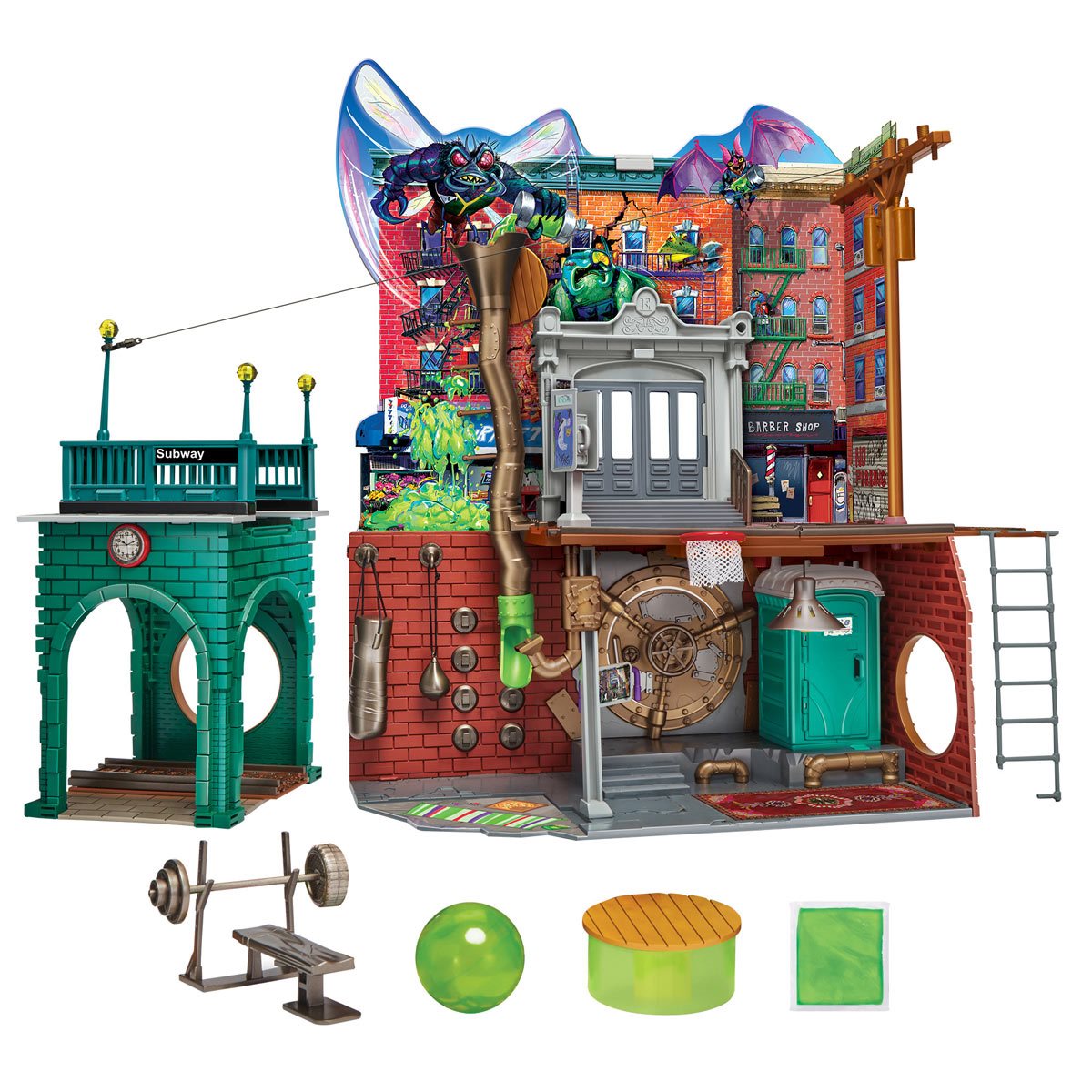 Esgoto das Tartarugas Ninja - Teenage Mutant Ninja Turtles Playmates Playsets - Blog Farofeiros