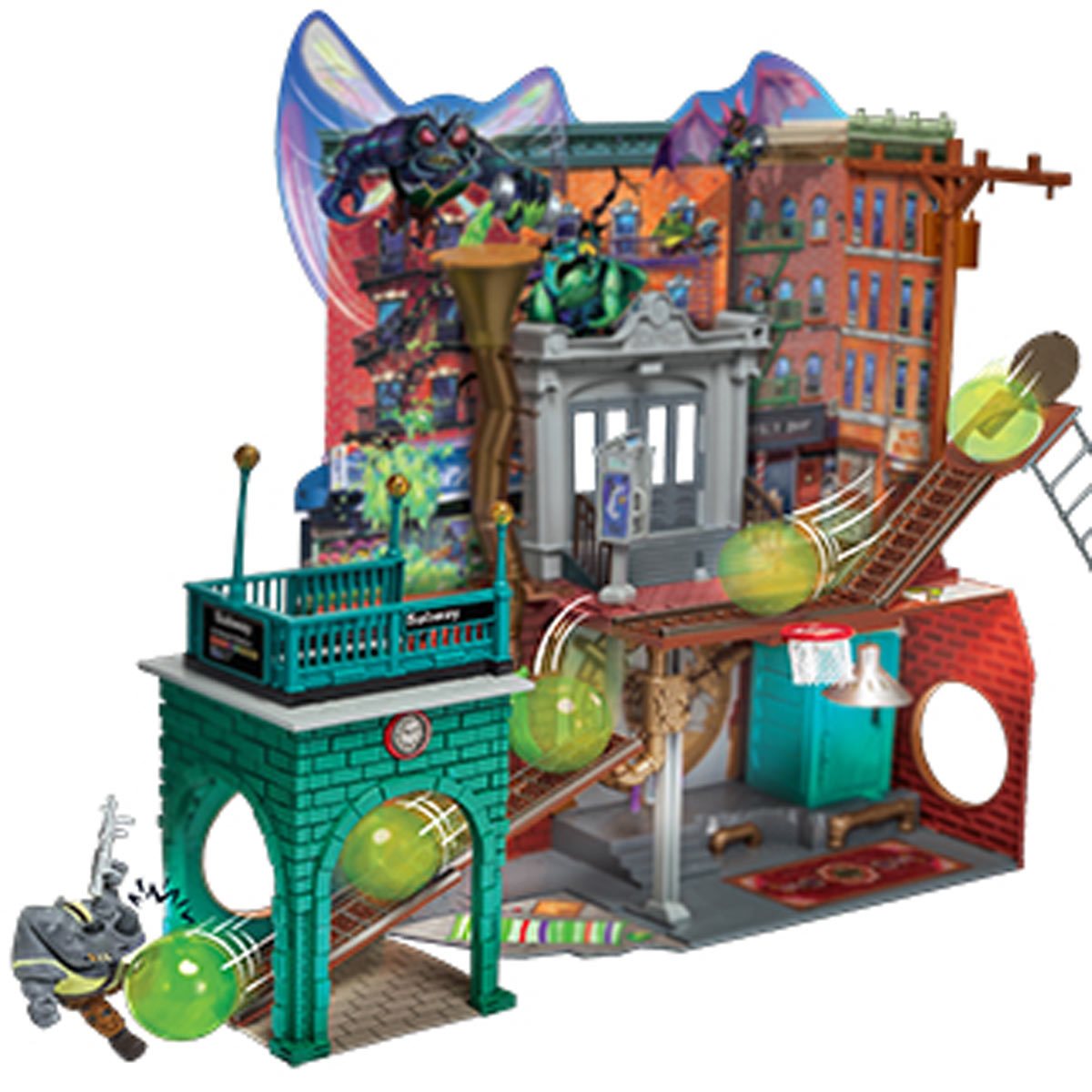 Esgoto das Tartarugas Ninja - Teenage Mutant Ninja Turtles Playmates Playsets - Blog Farofeiros