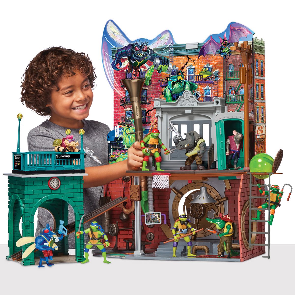 Esgoto das Tartarugas Ninja - Teenage Mutant Ninja Turtles Playmates Playsets - Blog Farofeiros