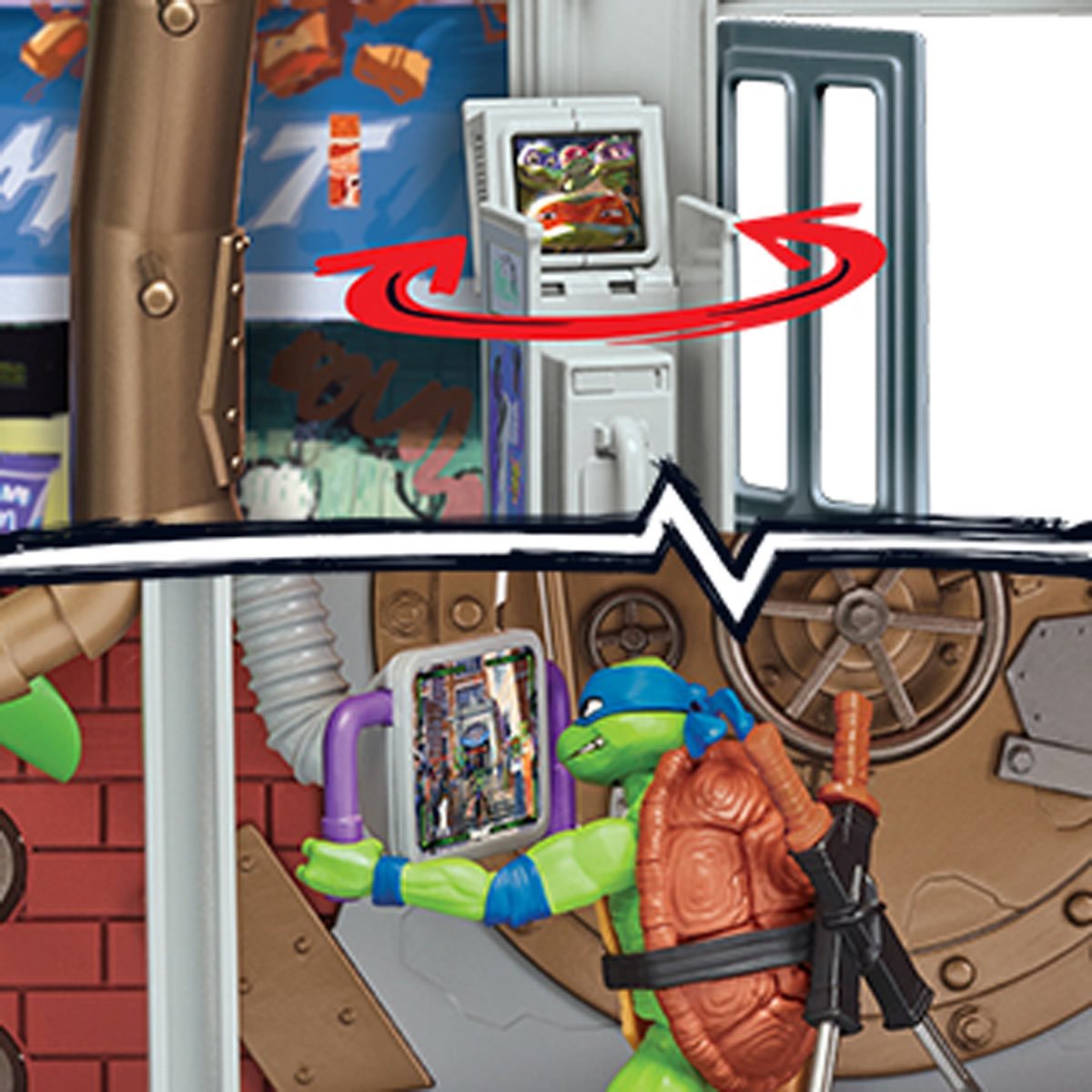 Esgoto das Tartarugas Ninja - Teenage Mutant Ninja Turtles Playmates Playsets - Blog Farofeiros