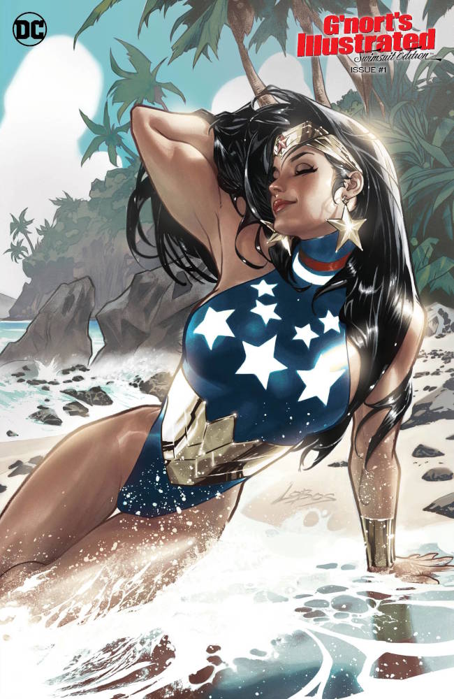 Especial G'Nort de Trajes de Banho - G'Nort's Illustrated Swimsuit Edition - Mulher Maravilha de Adam Hughes