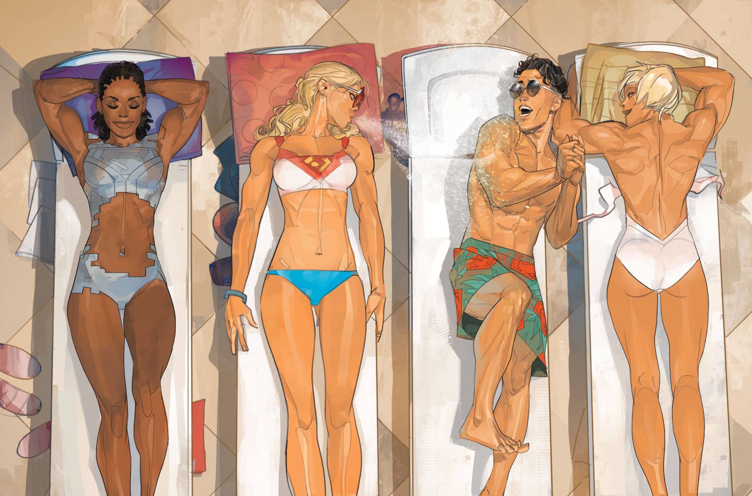 Especial G'Nort de Trajes de Banho - G'Nort's Illustrated Swimsuit Edition - Natasha Irons - Supergirl - Superboy - Poderosa - de Otto Schmidt 2