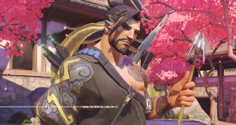 Eu não termino os jogos que começo - Hanzo de Overwatch - Blog Farofeiros