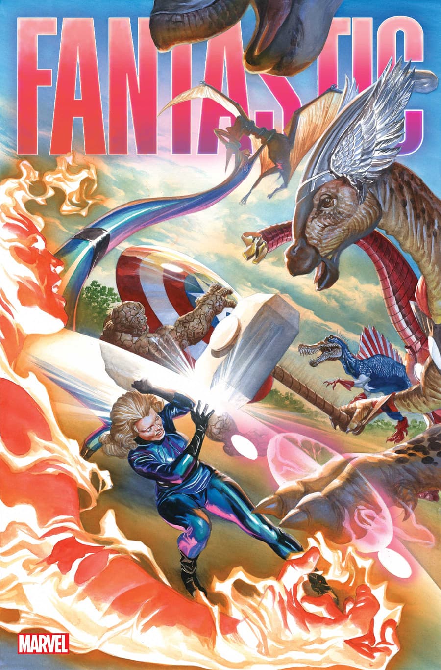 Dinossauros Vingadores - Fantastic Four #22- BLOG FAROFEIROS