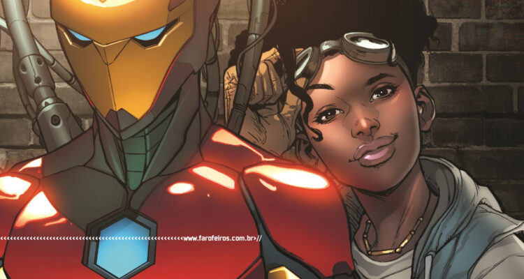 Quem é a pessoa mais inteligente da Marvel Comics - Riri Williams - Coração de Ferro - 2 - BLOG FAROFEIROS