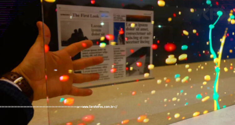 Veja a primeira tela de MicroLED transparente da Samsung - BLOG FAROFEIROS
