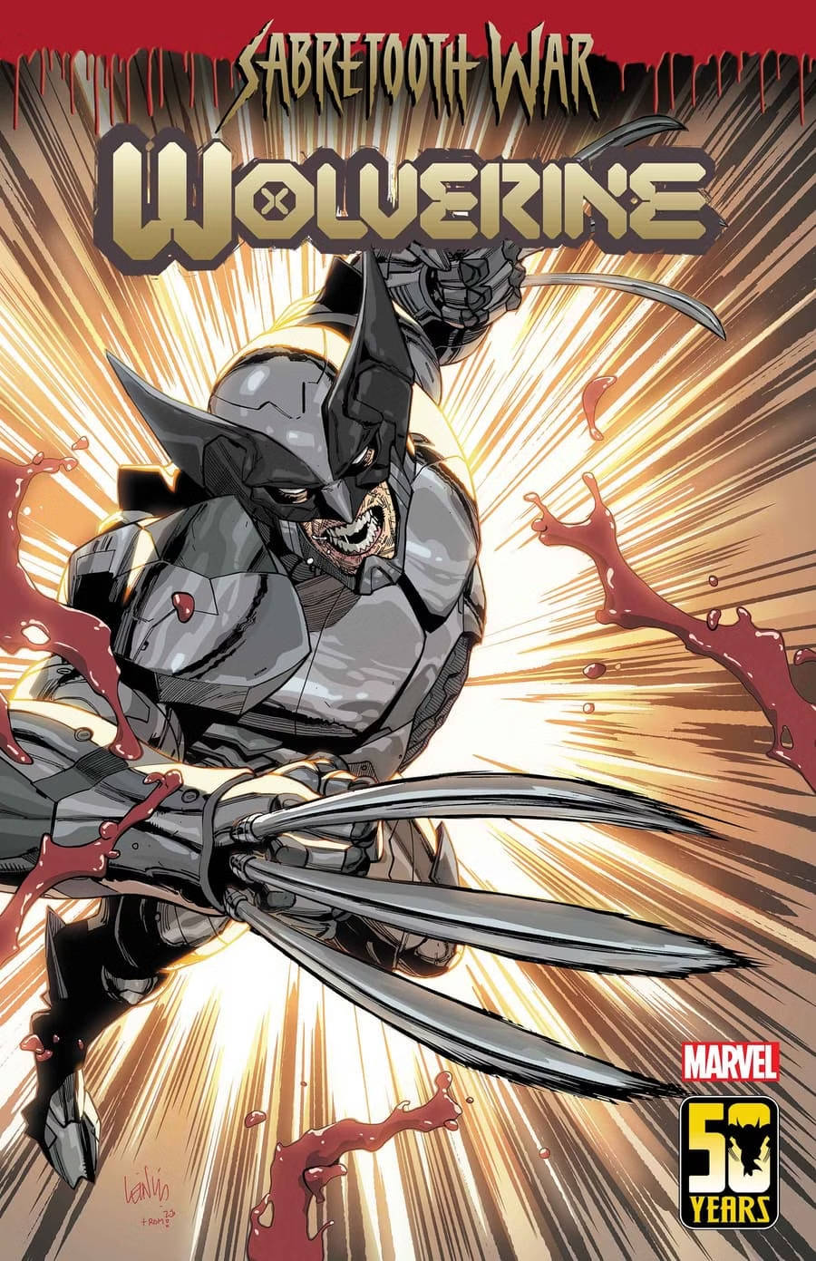 Wolverine com armadura de adamantium - WOLVERINE #49 - BLOG FAROFEIROS