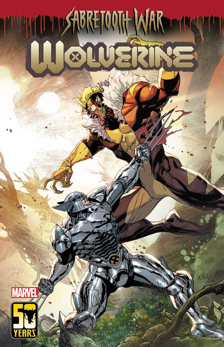 Wolverine com armadura de adamantium - WOLVERINE #50 - BLOG FAROFEIROS